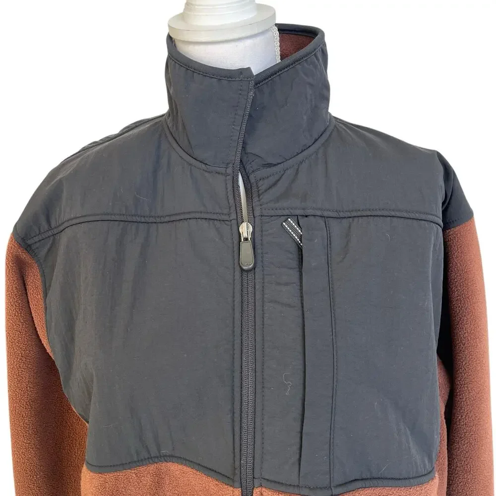 Blue Ocean Trading Co. Jacket Men's XL Black Brown Fleece Lightweight Athleisure